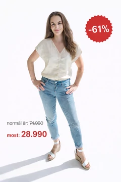 Liu Jo rövid szárú női farmer nadrág - W26/L28 