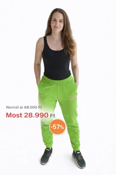 Plein Sport zöld női melegítő nadrág - L - 