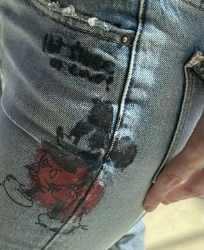 Desigual mintás női farmer 38-as (Bolti ár: 49.875 Ft)