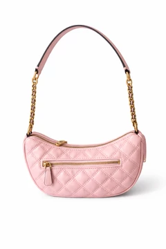 Guess rózsaszín steppelt női táska - láncos pánttal