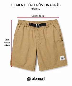 Element férfi rövidnadrág - L - 