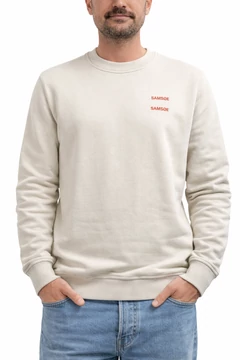 Samsoe Samsoe  - férfi pulóver - L - (Bolti ár: 38.000 Ft)