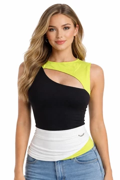 Gaelle Paris női ujjatlan blúz - S - (Bolti ár 58.500 Ft)