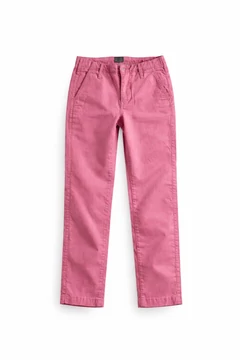 Superdry női nadrág - karcsúsított fazon, rugalmas anyag, lazac rózsaszín