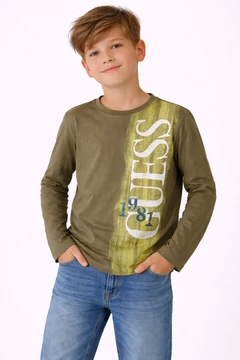 Guess fiú hosszú ujjas póló - 8y - ( Bolti ár: 8.800 Ft)