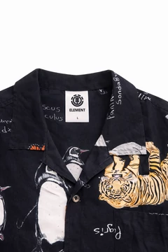 Element férfi mintás ing - L - (Bolti ár: 25.000 Ft)