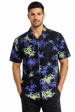 Billabong Bamboo Print férfi rövid ujjú ing - L - (Bolti ár: 26.380 Ft)