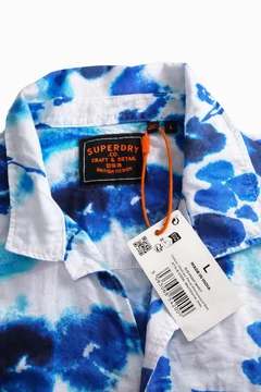 Superdry férfi rövid ujjú ing - L - (Bolti ár: 32.000 Ft)