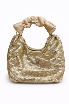 Guess arany flitteres kézitáska - statement darab  (Bolti ár: 59.900 Ft)