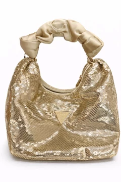 Guess arany flitteres kézitáska - statement darab  (Bolti ár: 59.900 Ft)