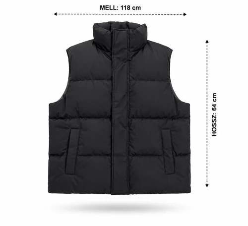 Jack &amp; Jones vízlepergető férfi steppelt mellény