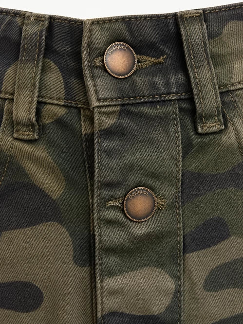 Desigual Fal Duna terepmintás farmerszoknya 