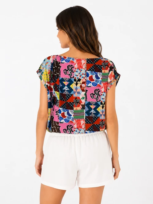 Desigual Patchwork Breeze női body