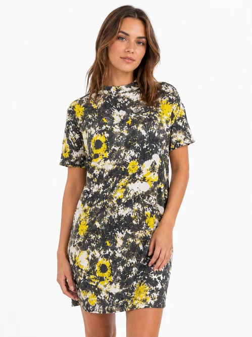 Desigual Art Bloom bordázott ruha