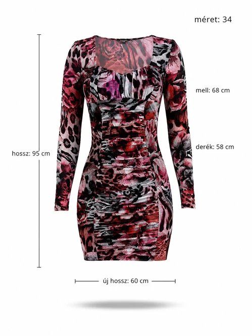 Marciano by Guess Leopard Rose Mesh ruha