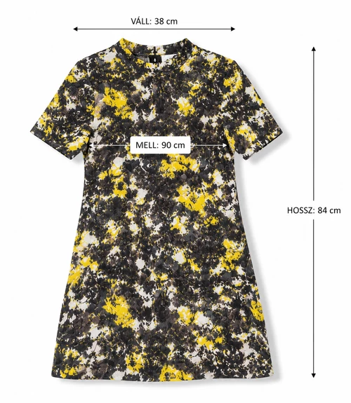 Desigual Art Bloom bordázott ruha