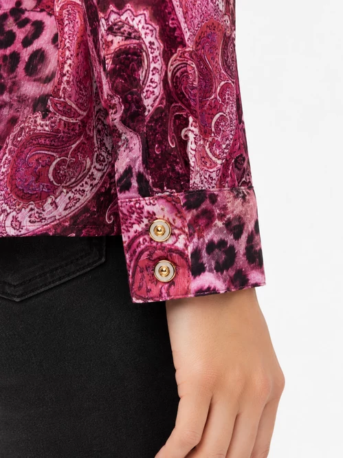 Guess Pink Paisley sheer ingtunika