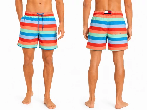 Tommy Hilfiger Bold Stripe Swim Short
