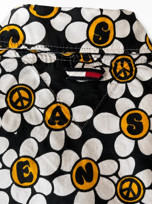 Tommy Jeans Daisy Print Relaxed Fit férfi ing