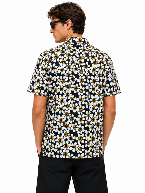 Tommy Jeans Daisy Print Relaxed Fit férfi ing