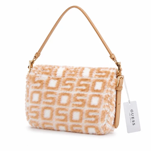 Guess Cozy Fur Monogram Válltáska