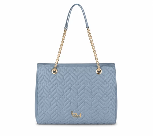 Byblos Eleanor Light Blue Steppelt Shopper Táska