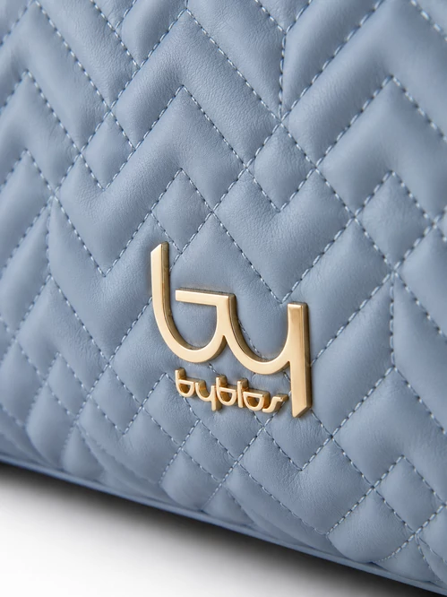 Byblos Eleanor Light Blue Steppelt Shopper Táska