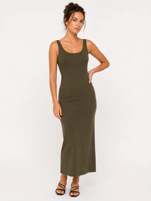 PIECES Olive Grace Maxi Ruha