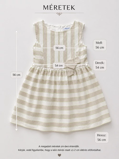 Mayoral Linen Breeze Masnis Kislány Ruha