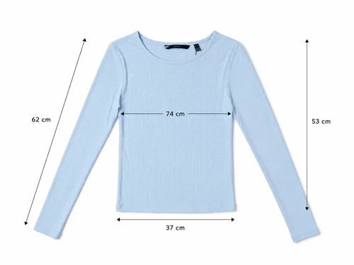Vero Moda Airy Blue Bordázott Női Felső