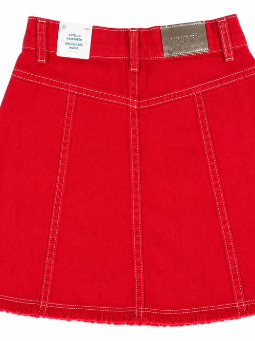 Mayoral Piros Denim gyerekszoknya