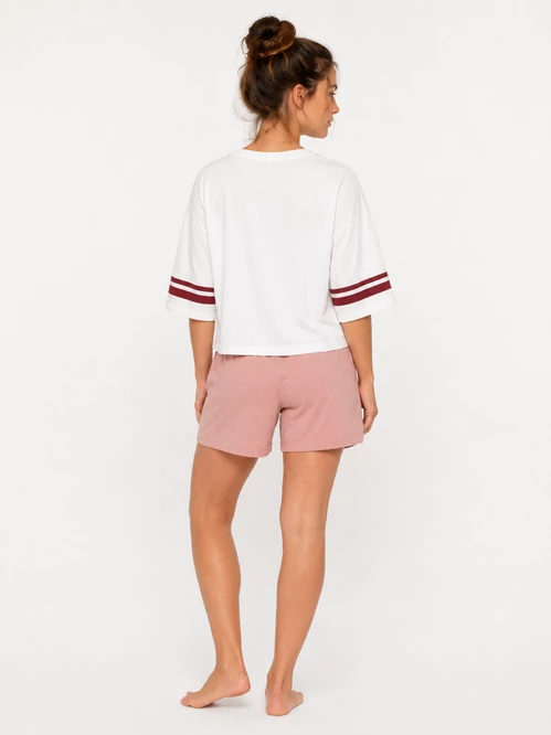 ONLY Ruby Stripe Oversize Crop Póló