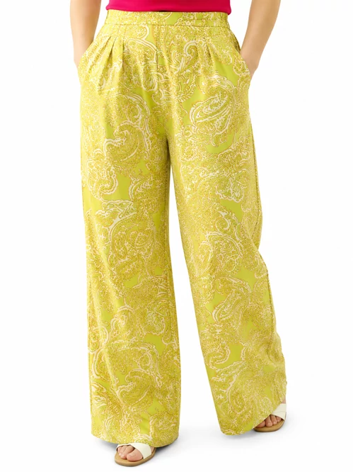 ONLY Paula Paisley Palazzo Nadrág- Apple Green