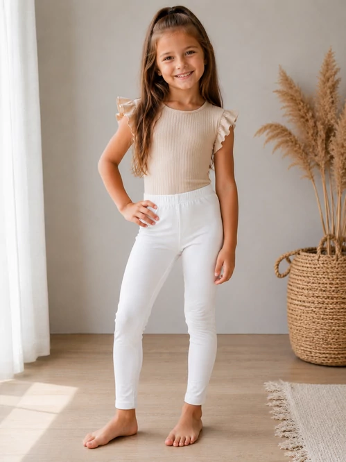 Mayoral fehér pamut leggings