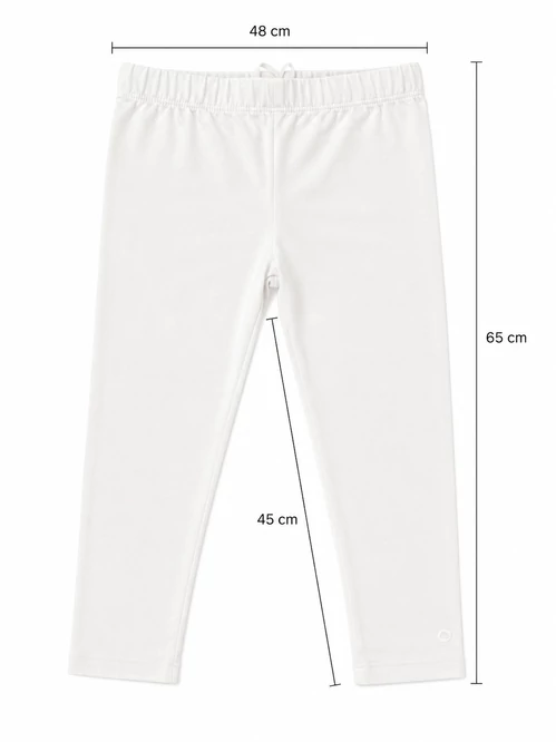 Mayoral fehér pamut leggings