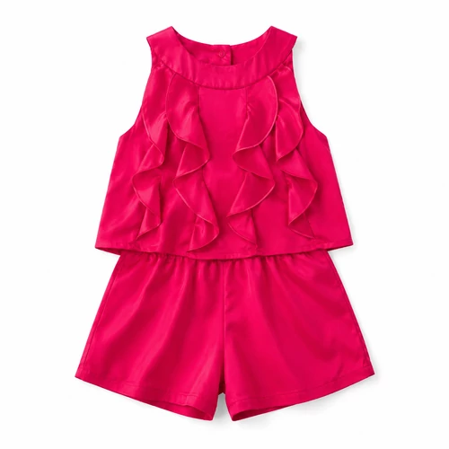 Mayoral Fodros Nyári Overál - Pink Elegancia