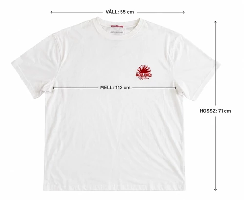 Jack &amp; Jones Originals fehér férfi póló - L