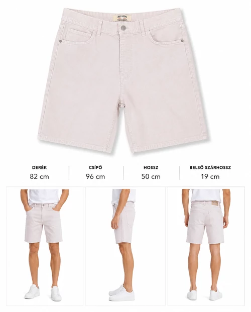 Only &amp; Sons Misty Lilac férfi rövidnadrág - Loose Fit - L -