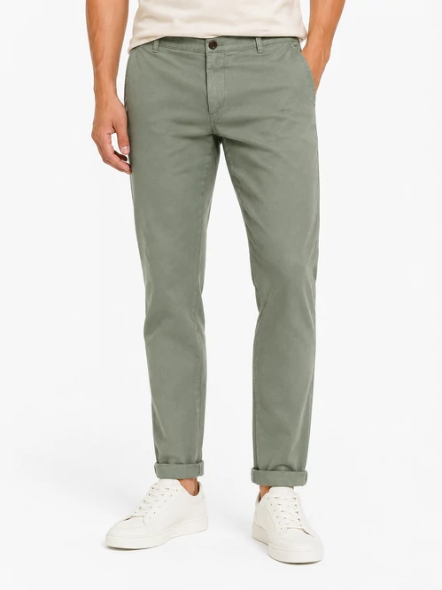 Jack &amp; Jones Desert Sage Slim Fit Chino Nadrág – Zöldesszürke