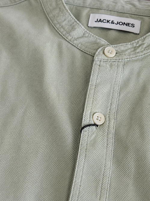 Jack &amp; Jones Desert Sage Mandarin Galléros férfi ing