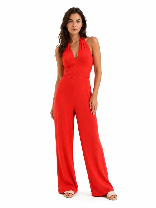 Guess Scarlet Red halter overál - S