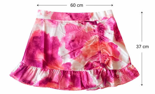 Mayoral pink watercolor fodros szoknya - 152 -