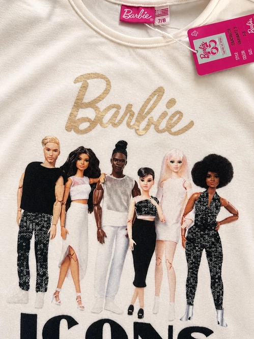 Barbie Icons hosszú ujjú lány felső (7-8 év)