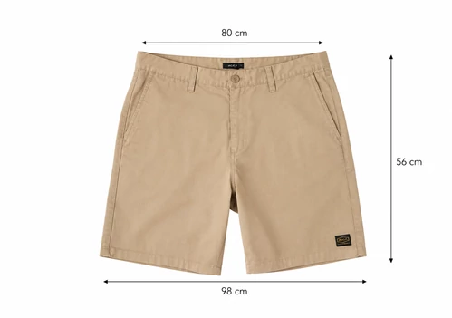 RVCA Classic Chino Short - Beige -32