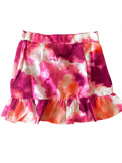 Mayoral pink watercolor fodros szoknya - 152 -