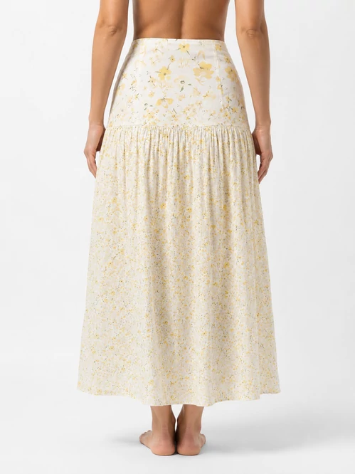 Desigual Sunshine Bloom maxi szoknya - M