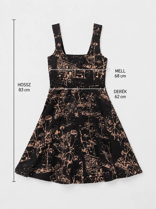 Desigual Midnight Garden ruha - S méret