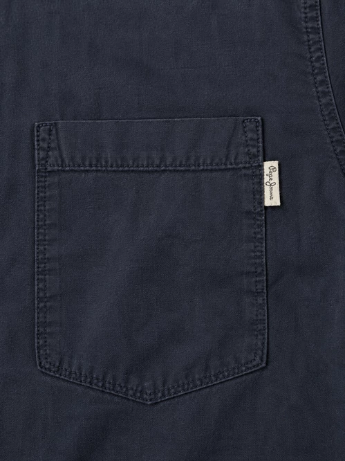 Pepe Jeans Navy Rövid Ujjú Ing - M