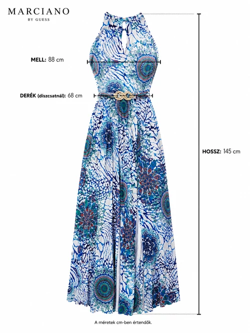 Marciano by Guess mintás maxi ruha -40