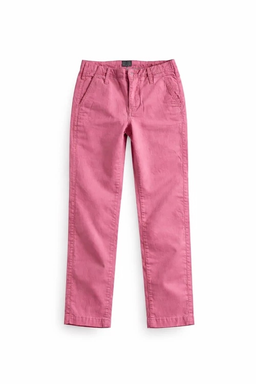 Superdry női nadrág - karcsúsított fazon, rugalmas anyag, lazac rózsaszín